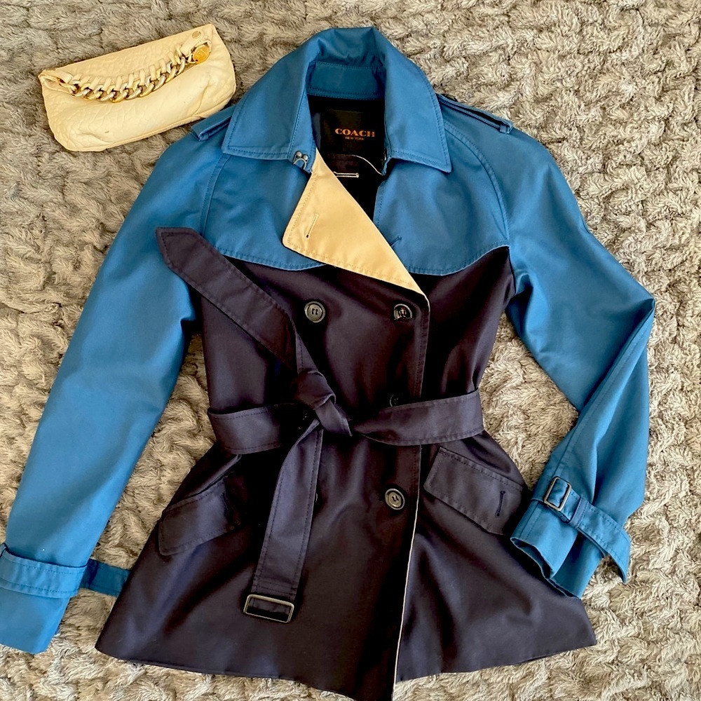 Coach Trench Coat with dustbag and coat hanger
